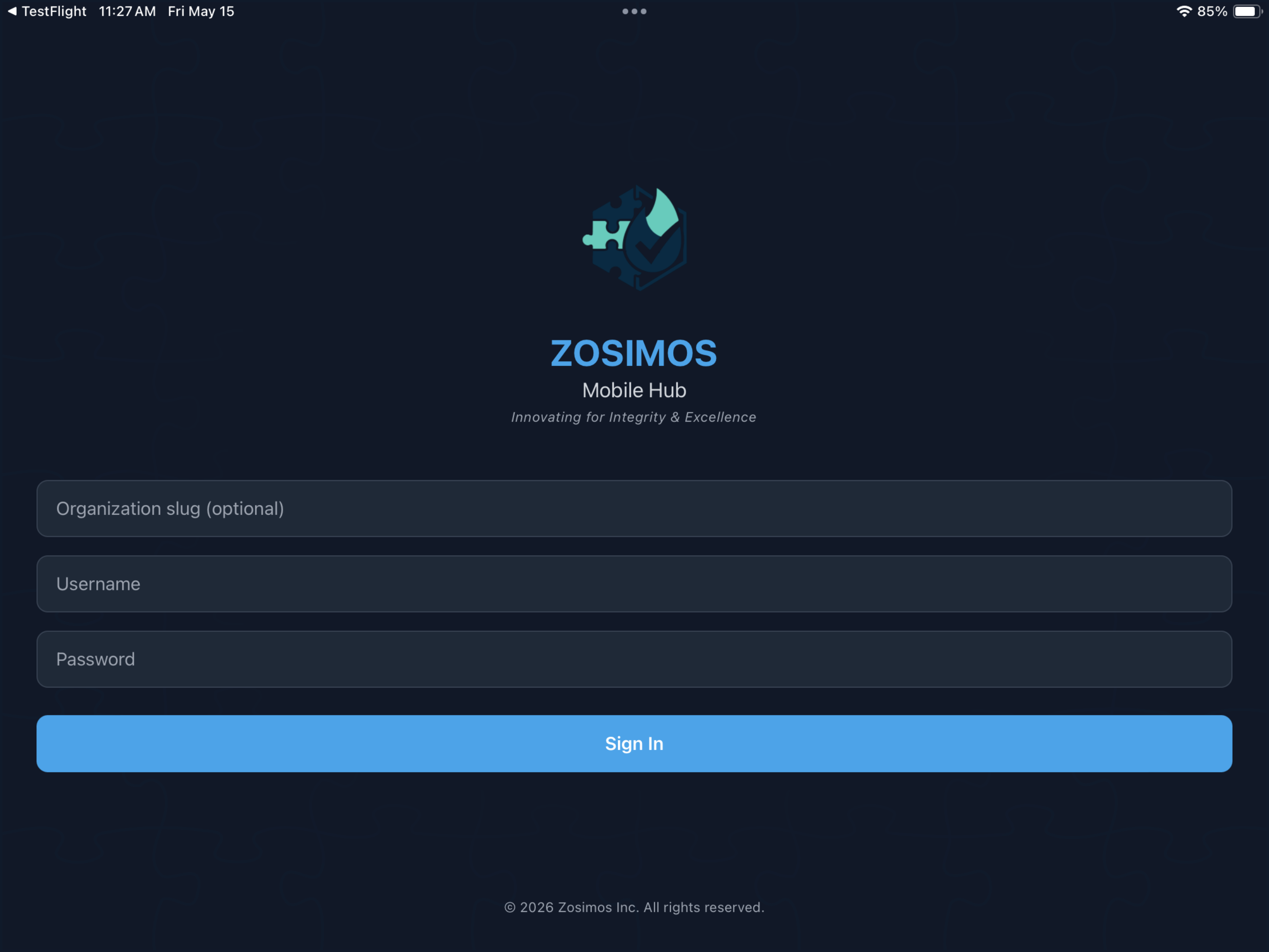 ZOSIMOS Timesheet