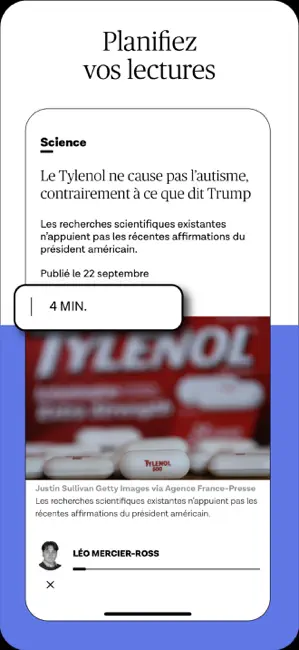 Le Devoir pour iPhone iPhone screenshot 4