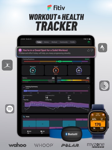 FITIV Pulse - Workout Tracker iPad screenshot