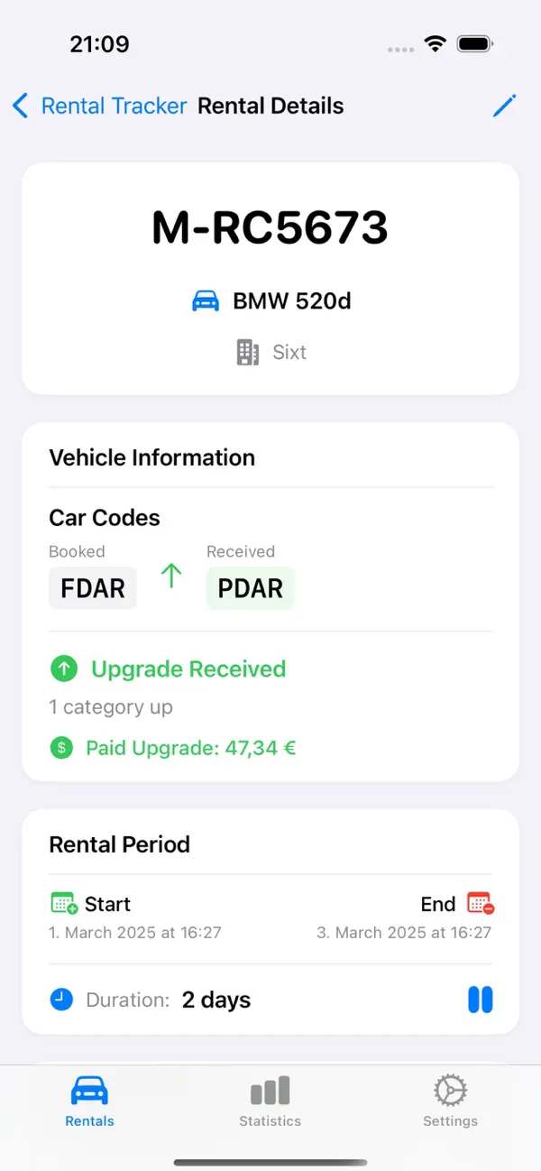 Screenshot #2 pour Rental Tracker