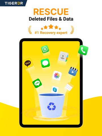 Photo Recovery:Tiger Data iPad screenshot