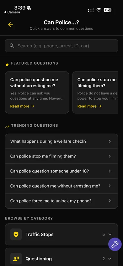 Know Your Rights QLD screenshot 5
