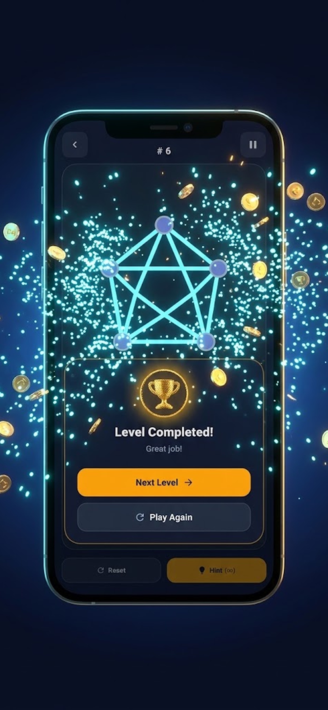 Screenshot 4 of One Line Draw: Graph Puzzle