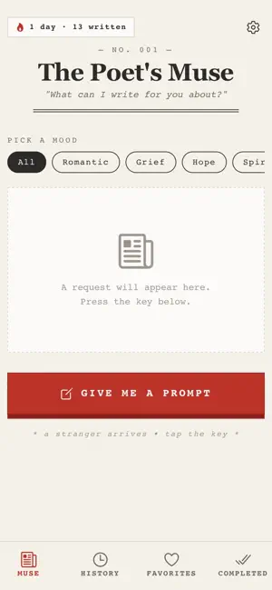 The Poet's Muse screenshot 1