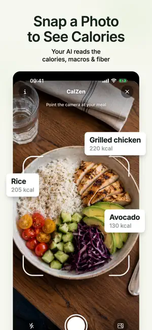 CalZen AI Food Calorie Counter screenshot 3