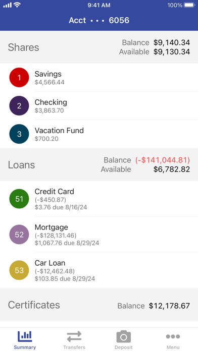 Tyler City Employees' CU Screenshot