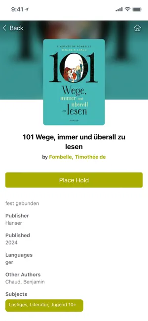 Kantonsbibliothek Baselland screenshot 4