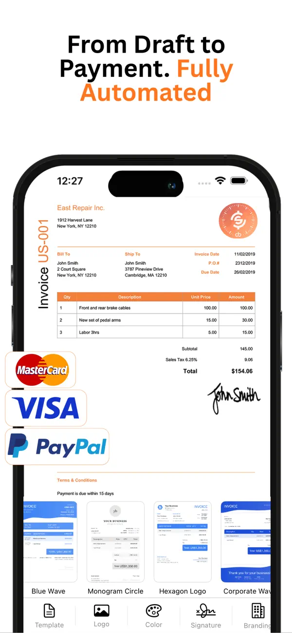 Screenshot #2 pour Invoice Manager
