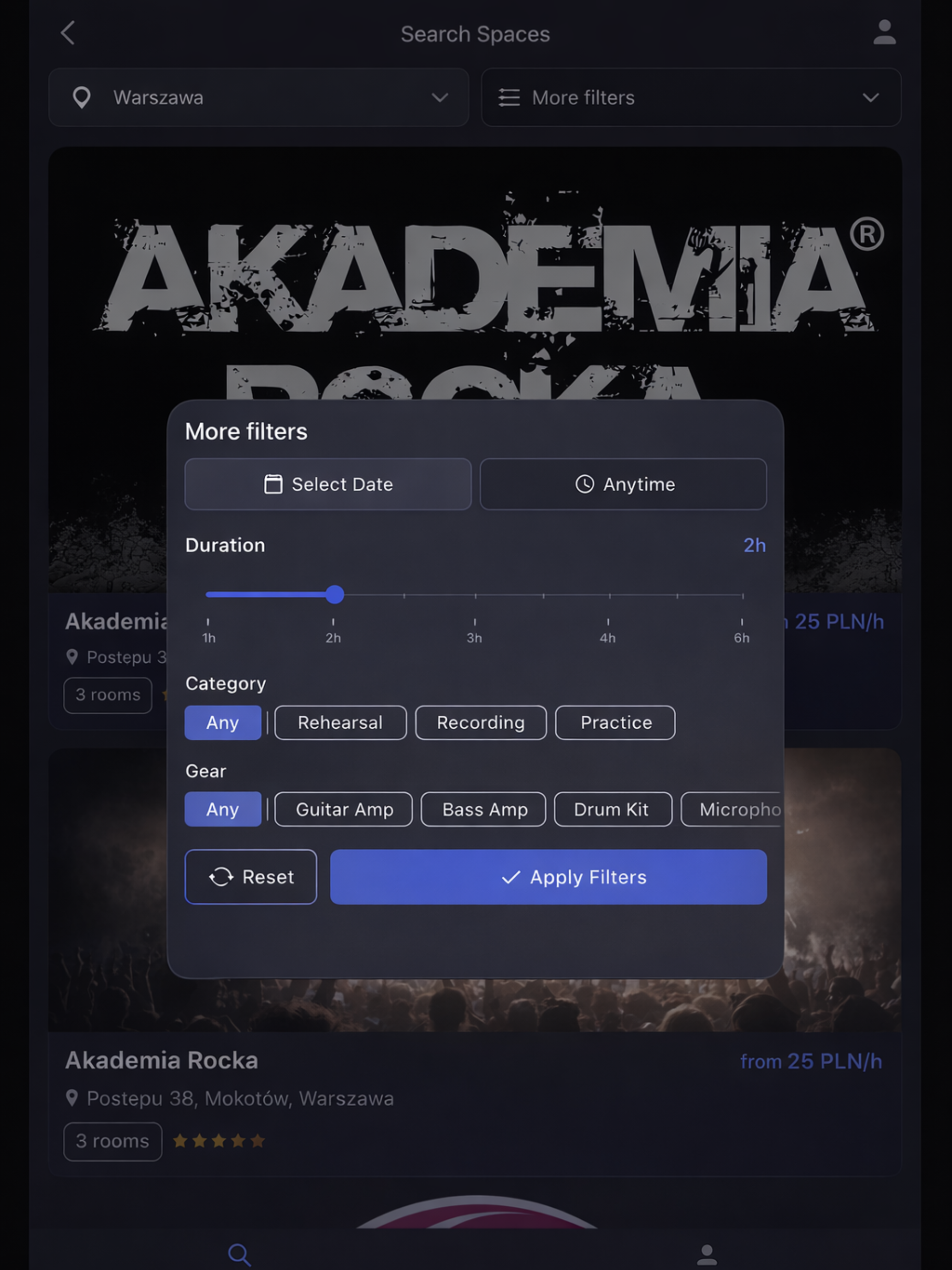 Band Space App