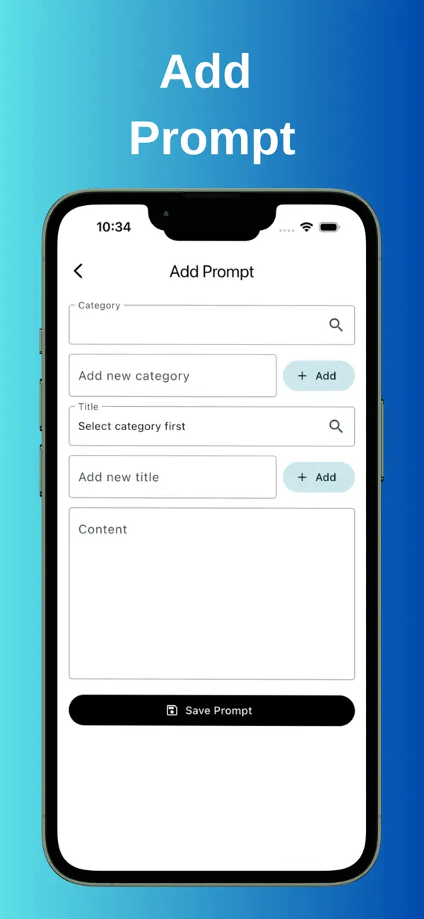 AI Prompts Library: Offline Screenshot 2