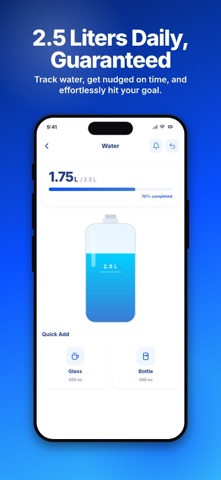 Minu: Reminder & Water Tracker Screenshot 4 of 5