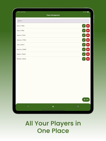 Chess Tournament Manager Pro iPad screenshot