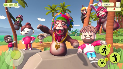 Gorilla vs Human Tag Race Game Screenshot