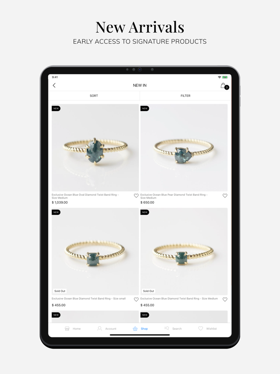 Carrie Elizabeth iPad screenshot 5 - Shopping app