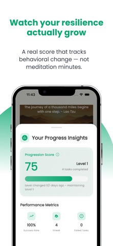 MentCura: Active Mental Coach iPhone screenshot
