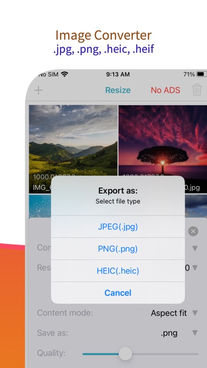 reduce image size - resizer