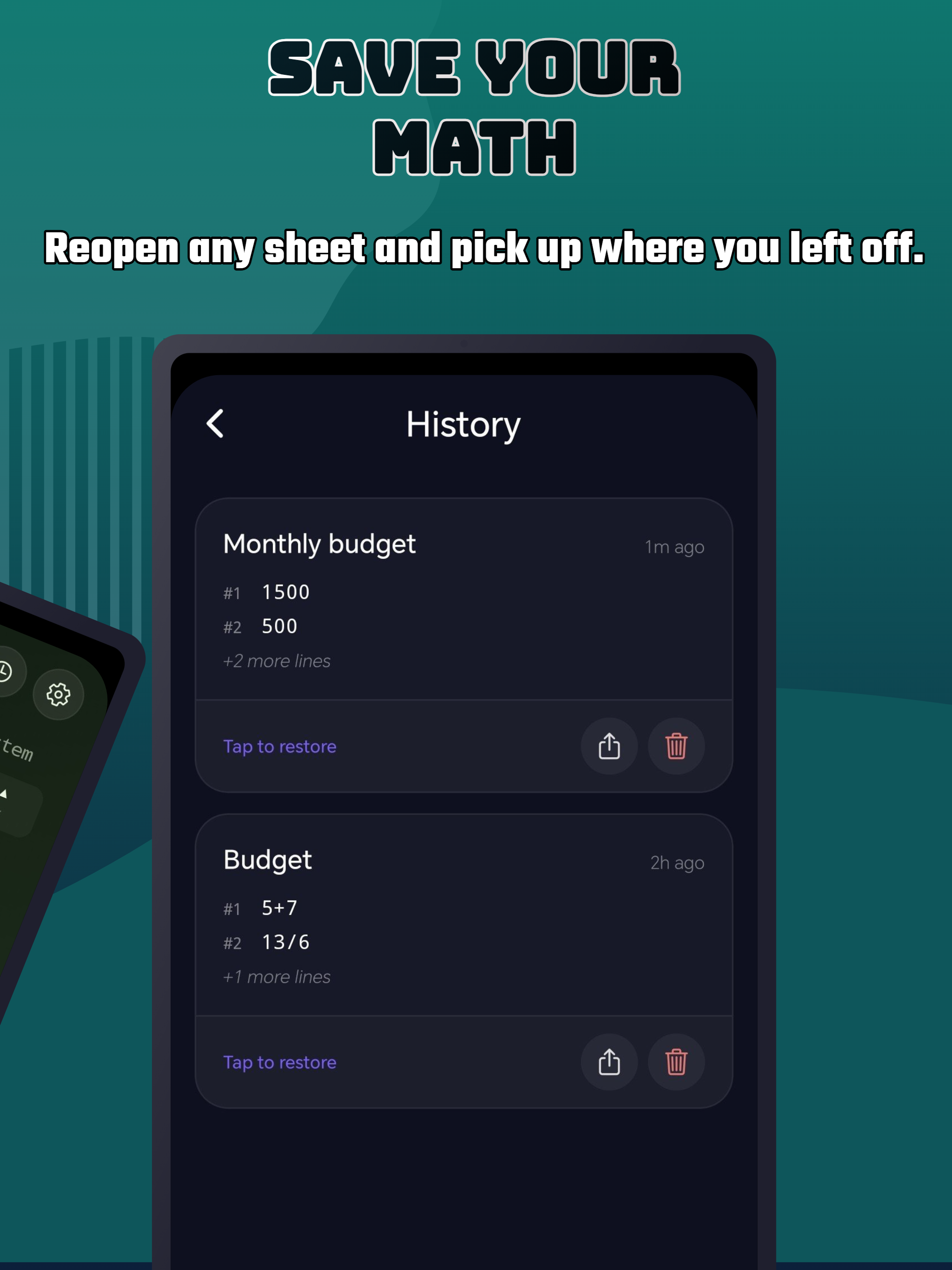 MyCal: Editable Calculator