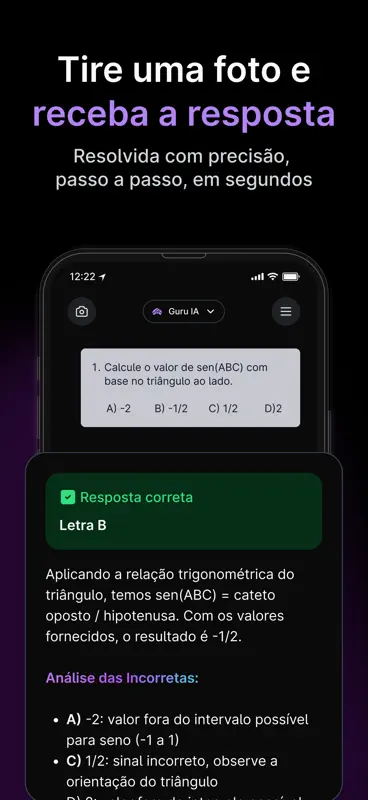 Guru IA: App de Estudos screenshot 3 of 6