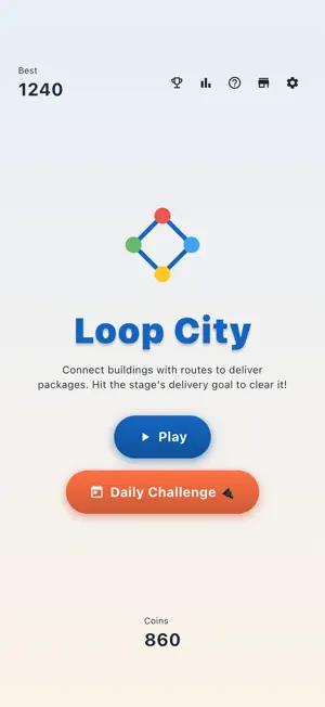 Loop City: Delivery Rush screenshot 1