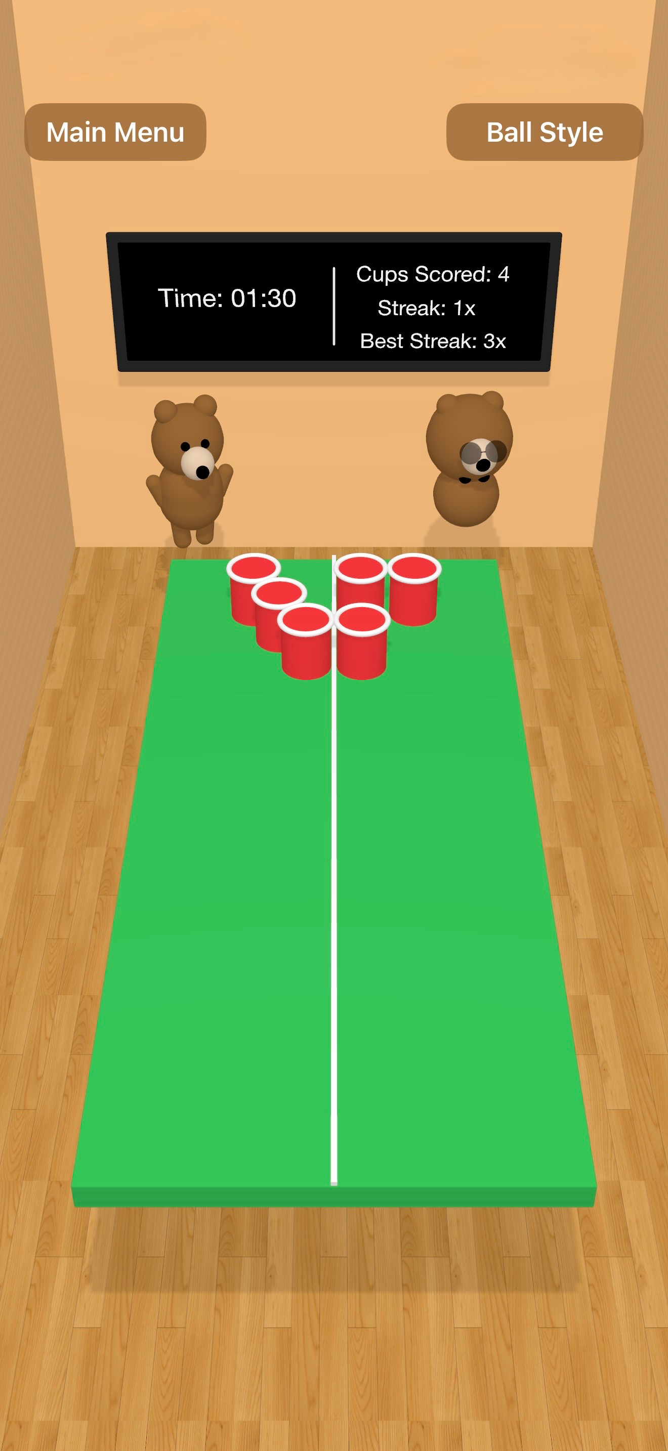 Bear Pong 3D