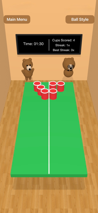 Bear Pong 3D Screenshot 3 of 4
