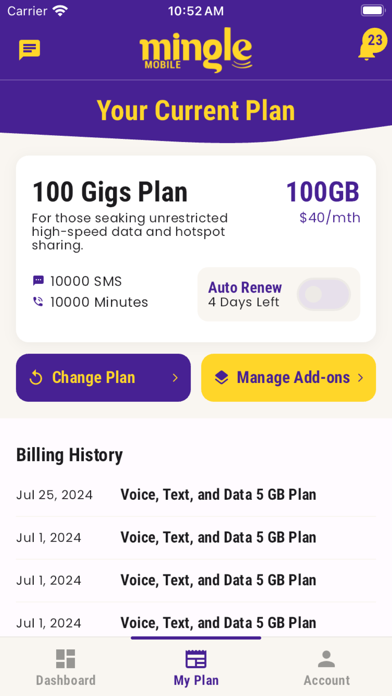 Mingle Mobile Screenshot