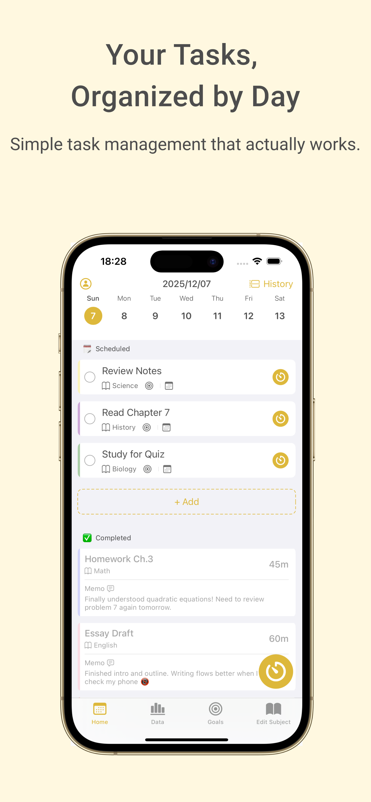 Retime: Study Timer & Planner screenshot 5