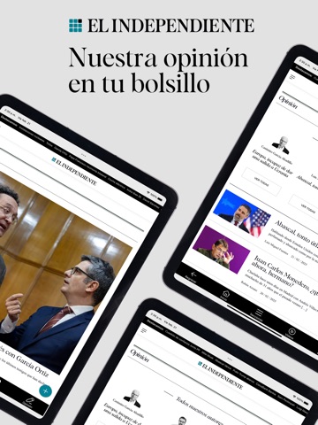 El Independiente App iPad screenshot 1