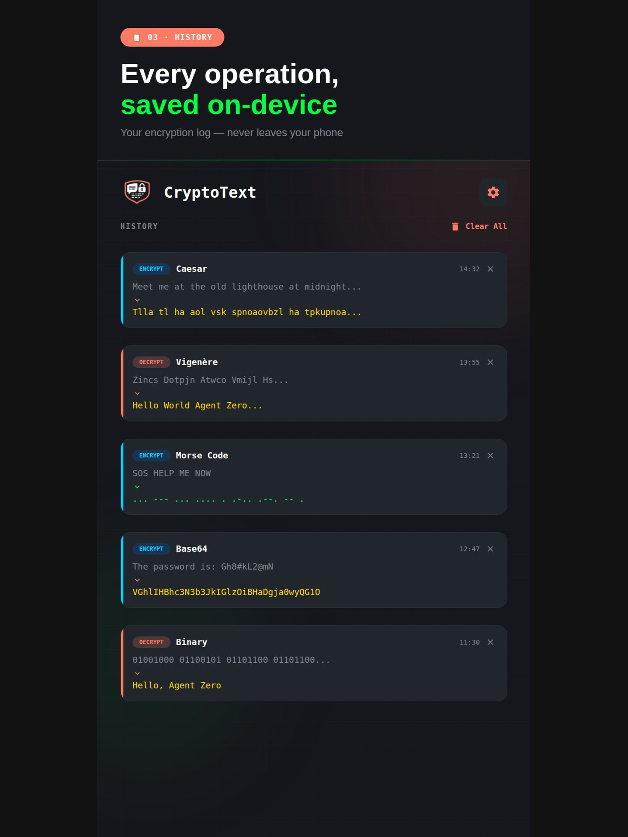 CryptoText: Text Encryptor screenshot 4
