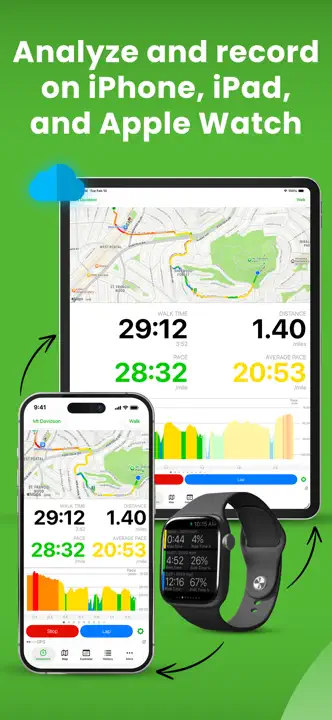 Walkmeter Walking & Hiking GPS : capture d’écran 8 sur 9