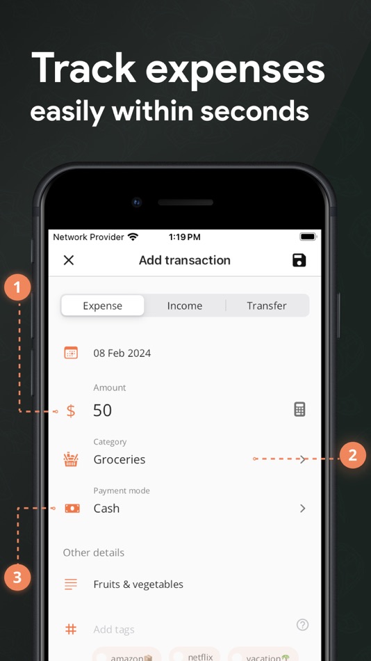 #6. Daily Expense Tracker App (iOS) Podle: Amit Mohan