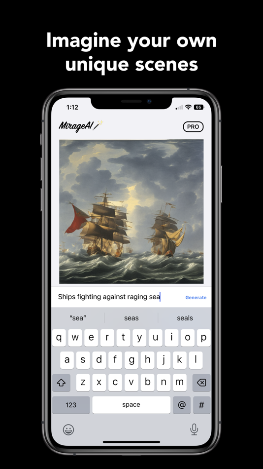#4. Dall E 3 AI Generator - Mirage (iOS) By: Bacchus Labs