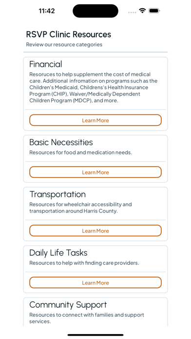 Screenshot 2 of RSVP Clinic App