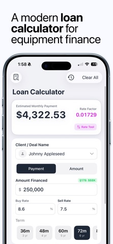 Commerce Loan CRM screenshot