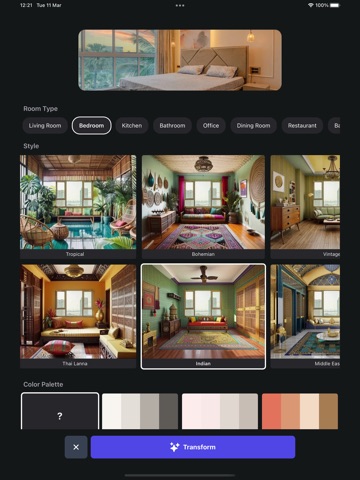 Home Design AI: Roomly iPad screenshot
