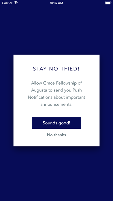 Grace Fellowship of Augusta Screenshot