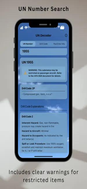 UN Decoder & Hazmat screenshot 2