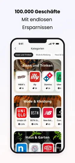 Screenshot von Coupert : Coupons & Cashback auf dem iPhone 5