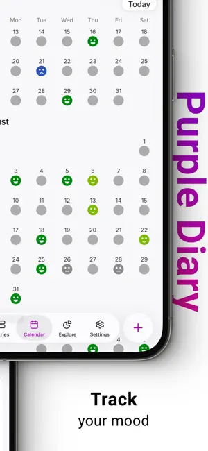 Purple Diary: Journal & Lock screenshot 2