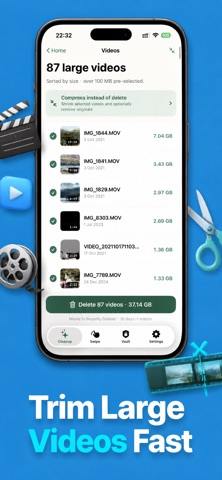 Photo Cleaner: Smart Swipe iPhone screenshot