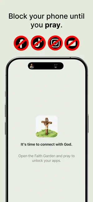 Faith Garden: Prayer Lock screenshot 2