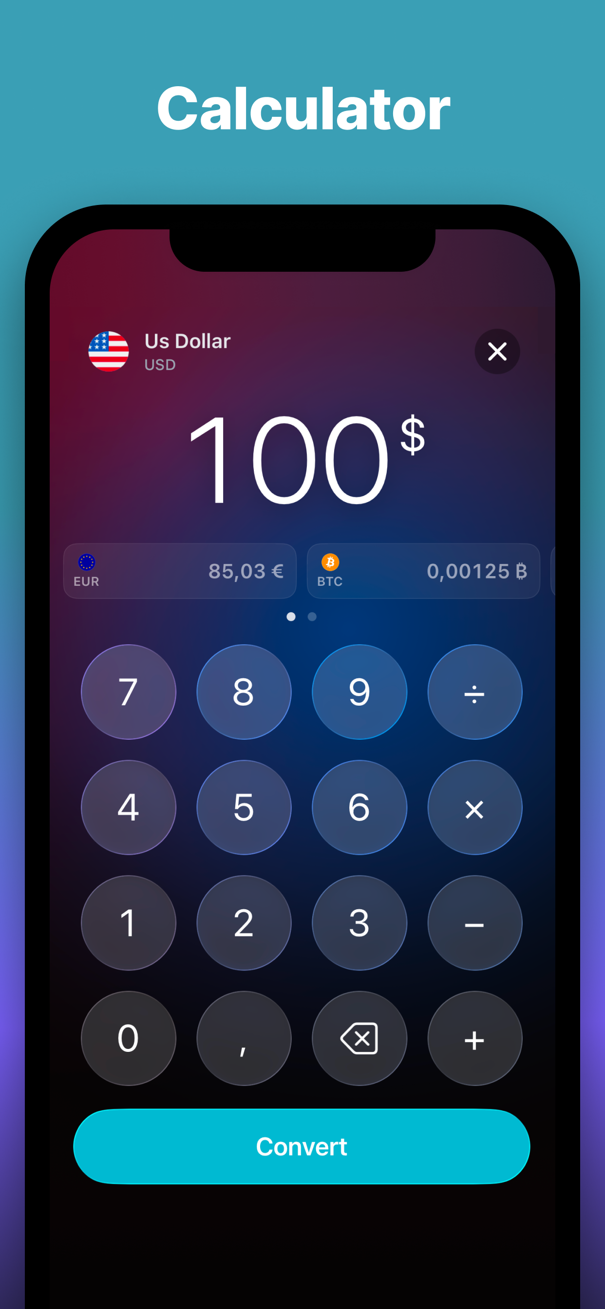 Currency converter, live rates screenshot 4