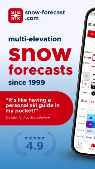 Скриншот Snow-Forecast.com Weather Maps на iPhone 1