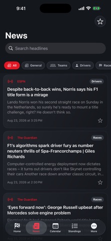 Inlap iPhone screenshot