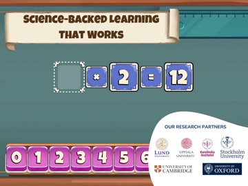 Count on me! math iPad screenshot