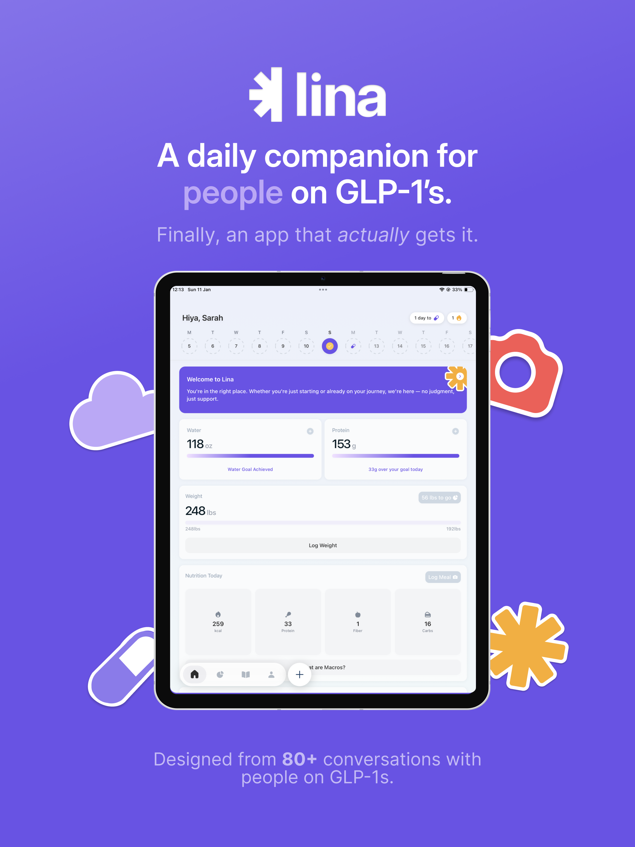 Lina: All-In-One GLP-1 App