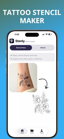 Stenly AI - Stencil Maker Screenshot 1 of 4