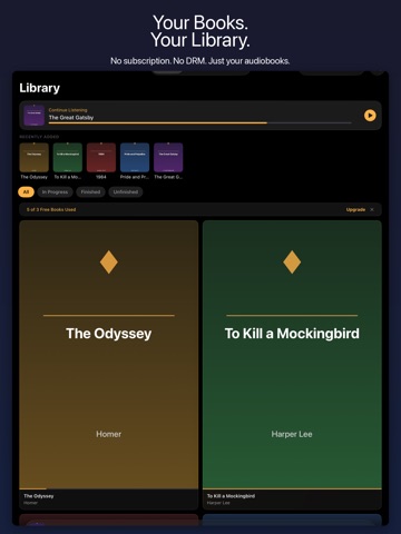 LudyRead - Audiobook Player ipad screenshot 2