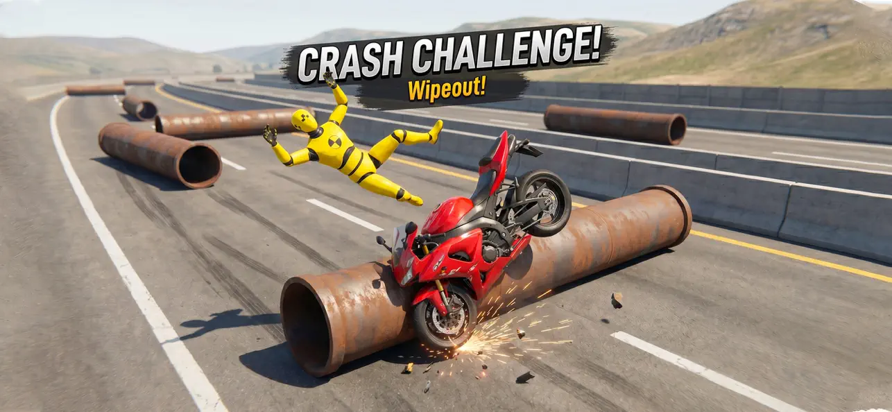 Screenshot #2 pour Bike Crash: Ragdoll Sim