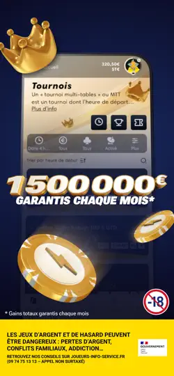 Capture d'écran de PMU PLAY - 100% Poker sur iPhone 6